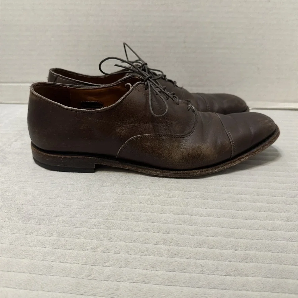 Allen Edmonds Park Avenue Cap Toe Oxford Shoes 5615 Men's Size 11.5 D Brown